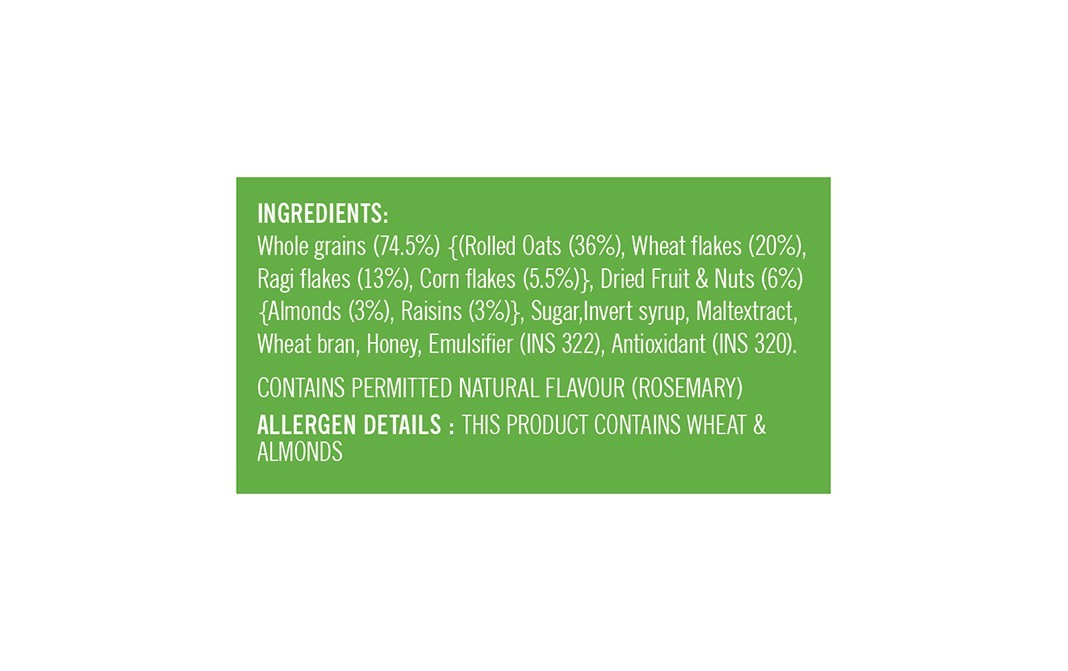 Soulfull Crunchy Millet Muesli Whole Grains, Nuts, Fruits Almomds & Raisins   Box  700 grams